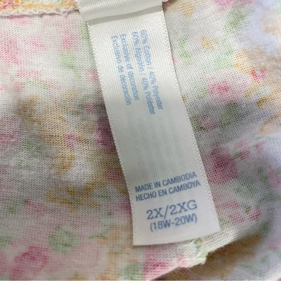 VINTAGE CELESTIAL DREAMS Floral Pajama Set - Picture 7 of 7